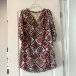 Francesca’s Dina Be Red Medallion Dress size Small